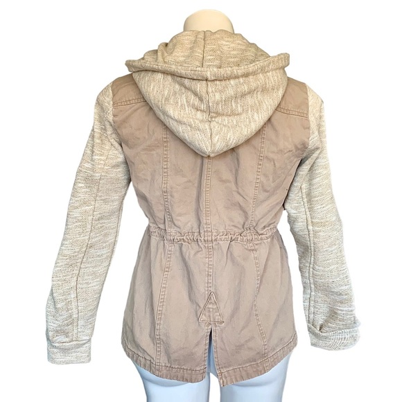 Sky and Sparrow Utility Canvas Drawstring Waist Jacket - Picture 5 of 13